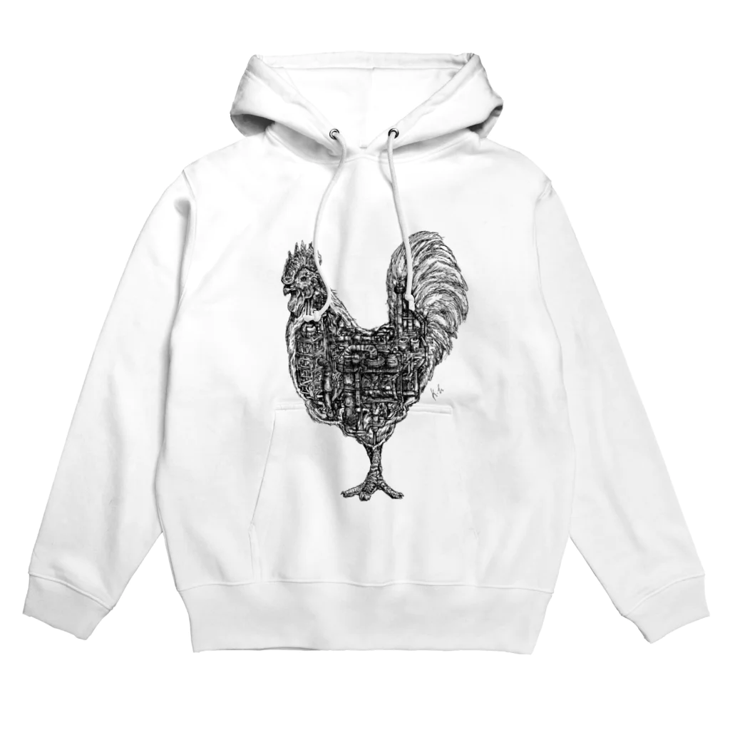 animaniumのニワトリファクトリー Hoodie