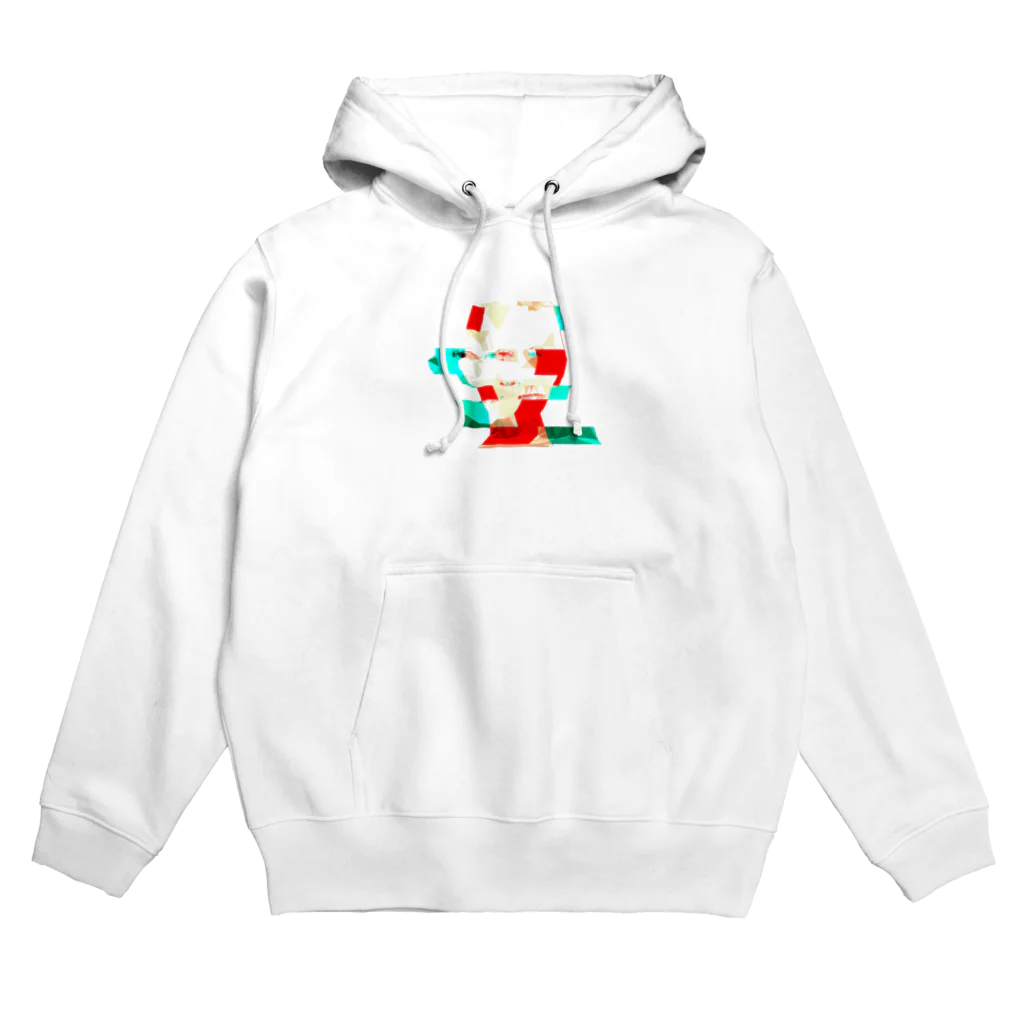 Gregge Southerd #suzuri店のグリッチエフェクト_外国人女性 Hoodie