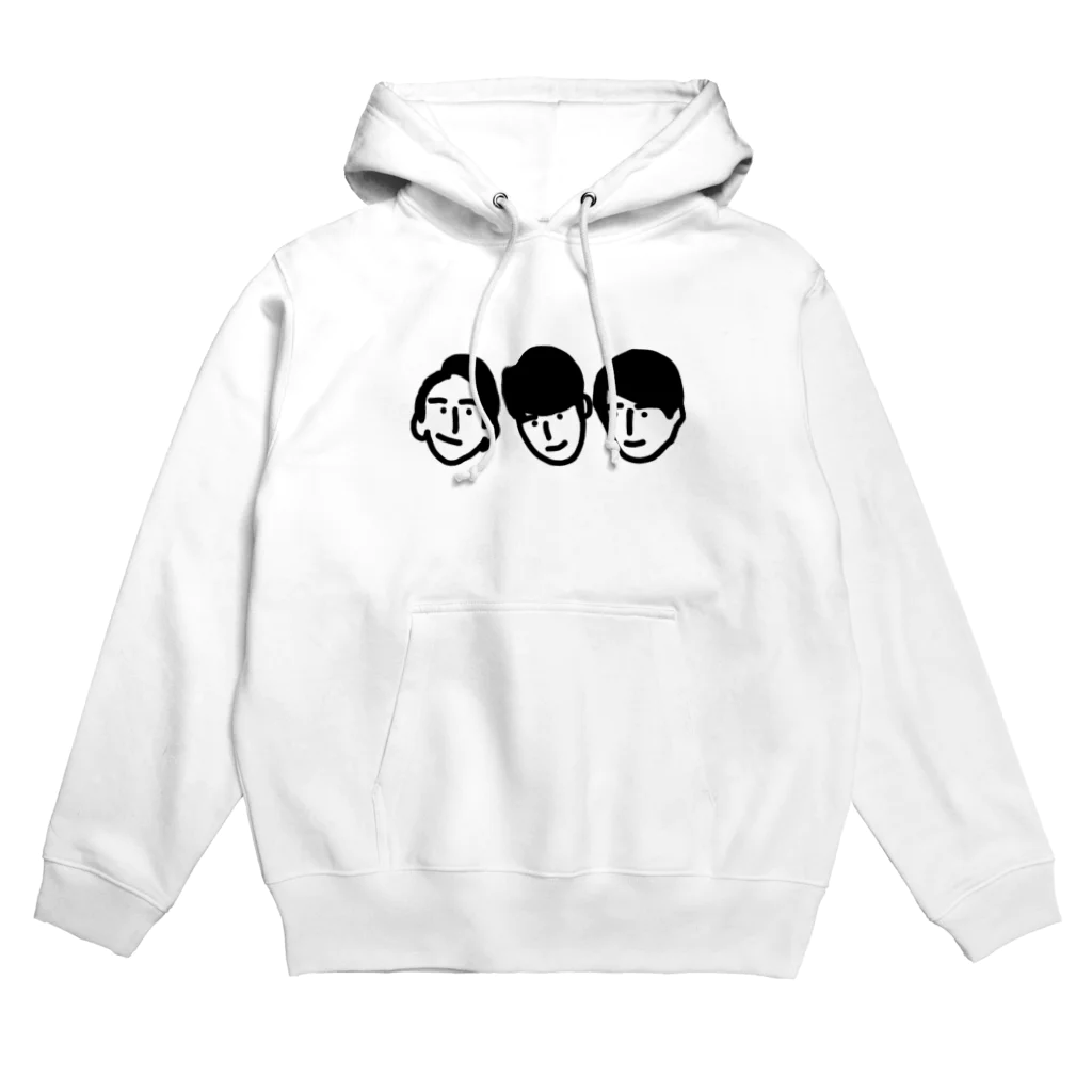 ハダカハレンチのハダカハレンチ似顔絵(3人) Hoodie