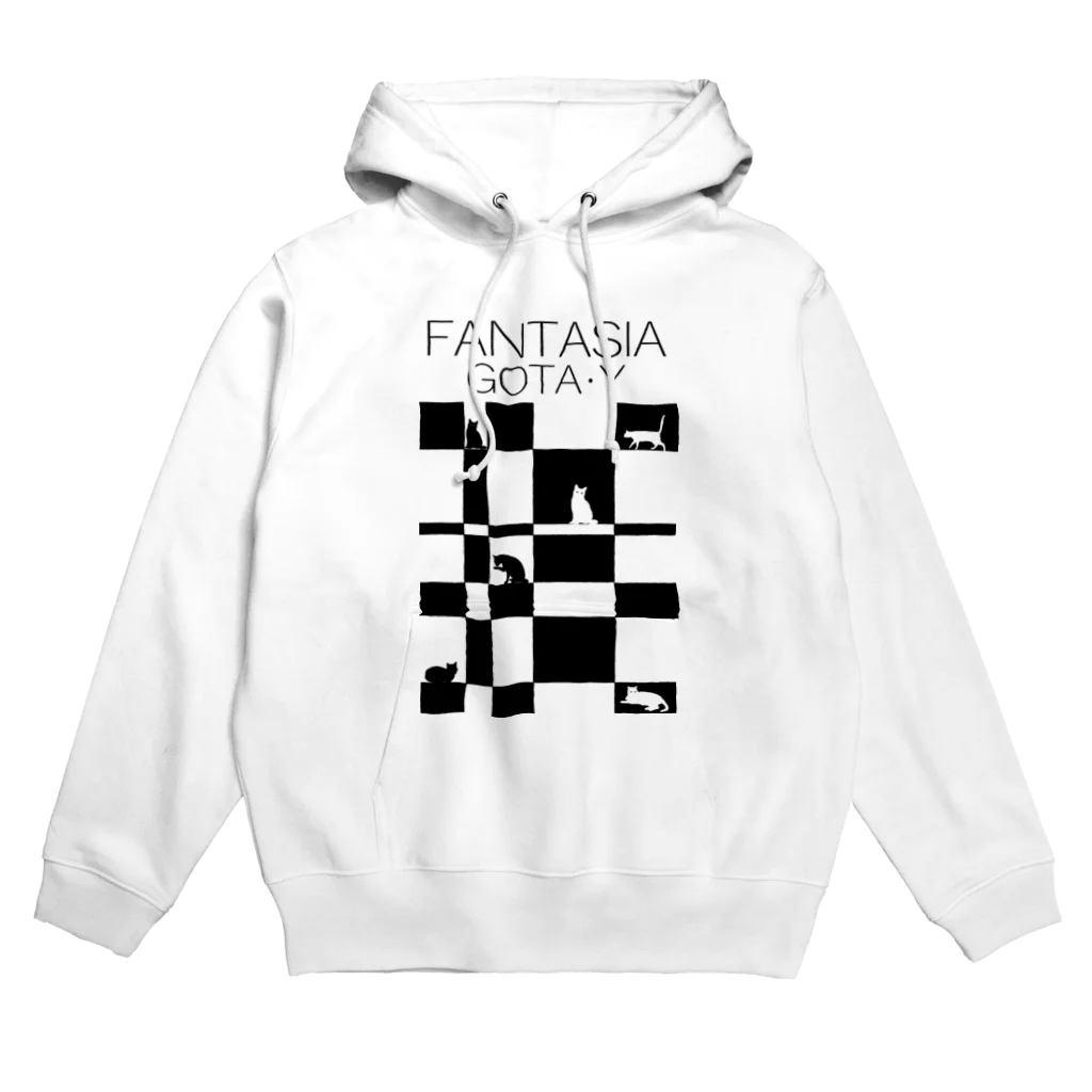 ゴータ・ワイのFANTASIA～白猫と黒猫～　B Hoodie