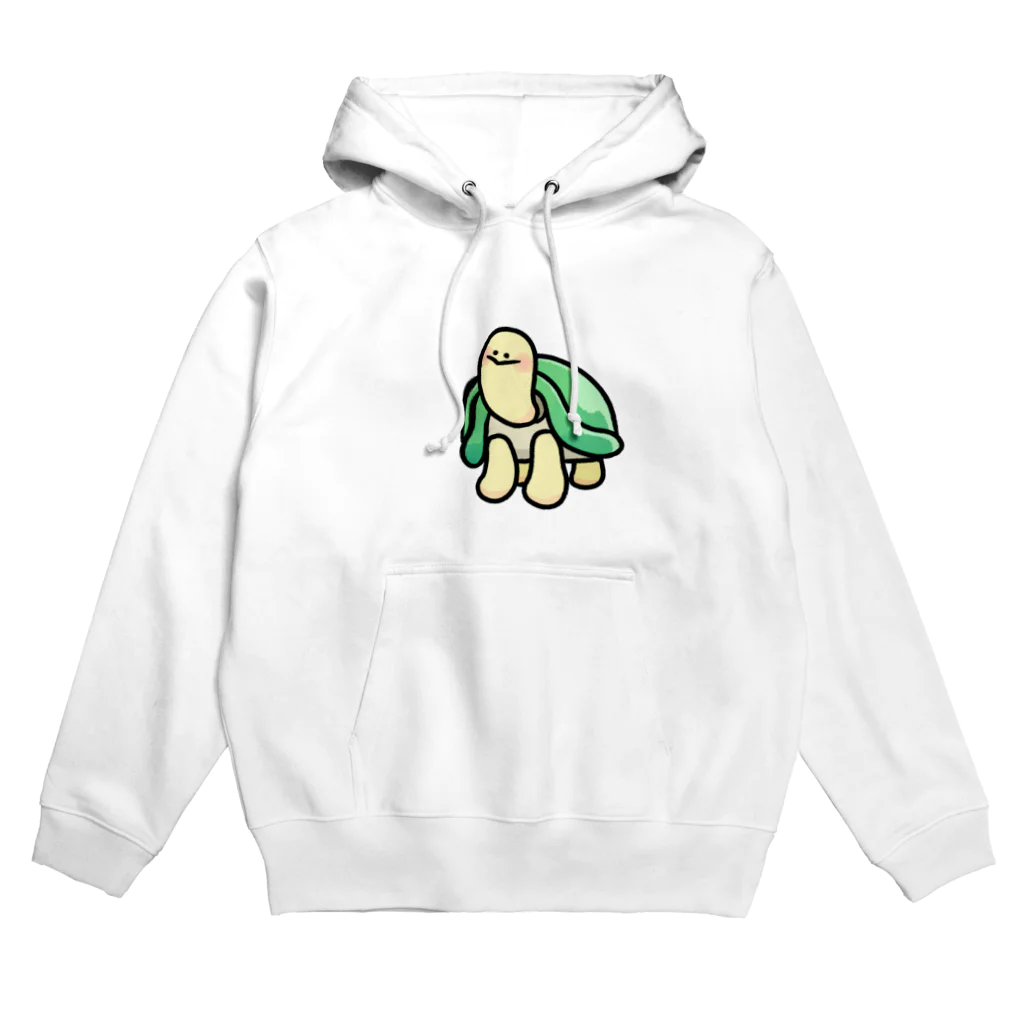 カメちゃん𓆉のツヤっとカメちゃん Hoodie