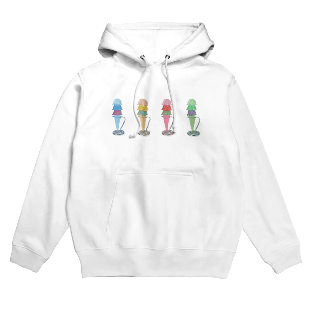 てりとりの毛糸のアイス Hoodie