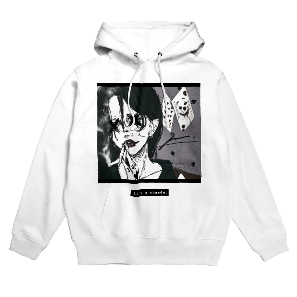 仔羊 めえのIt's a comedy Hoodie