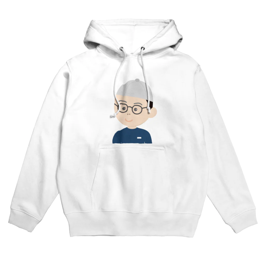 ろけっと🚀の顔イラスト（男.帽子） Hoodie