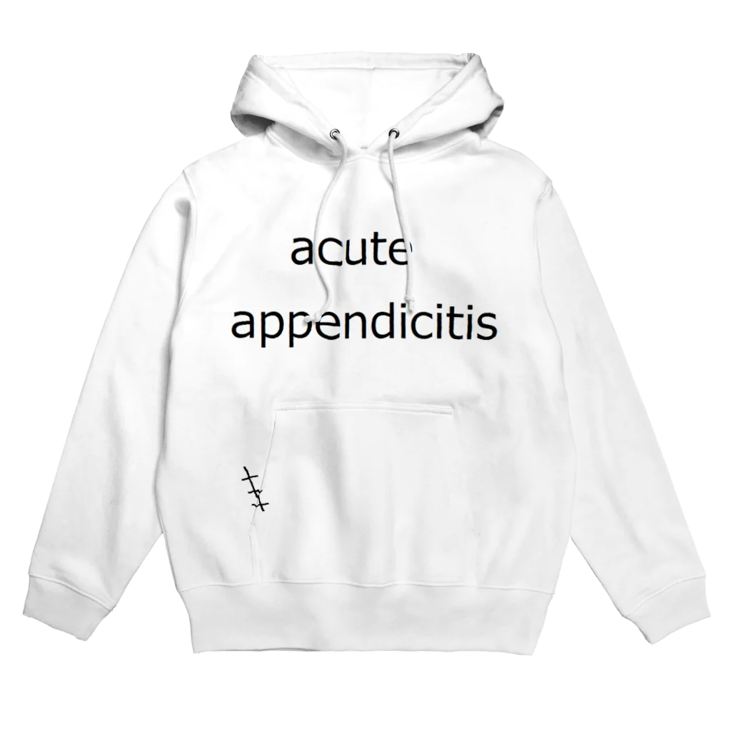 momo310のacute appendicitis mens Hoodie