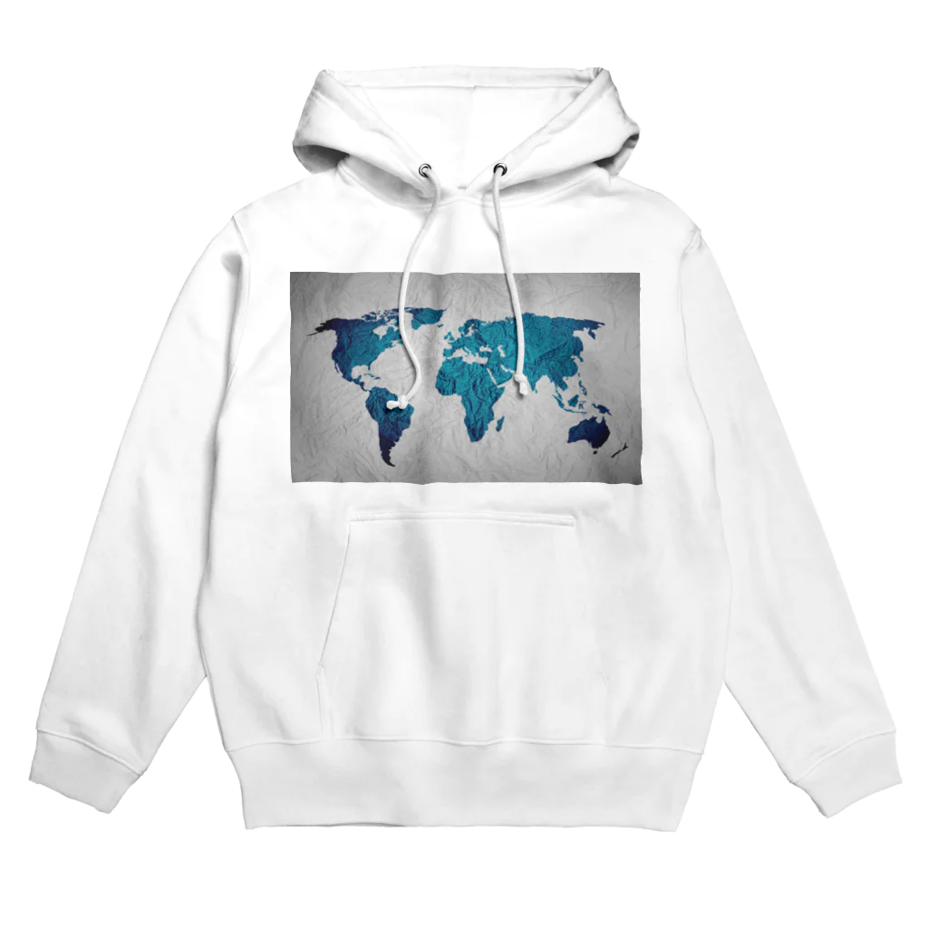 Sakura-yuanの氷と水の世界地図 Hoodie