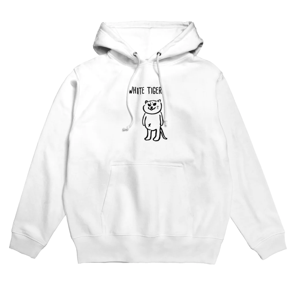 o26(9)のほわいとたいがー Hoodie