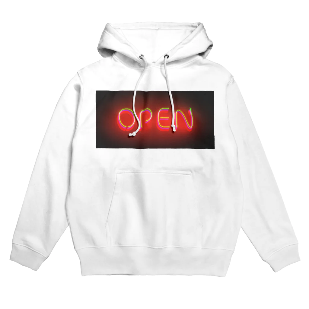 watan-のOPEN ネオンカラー Hoodie