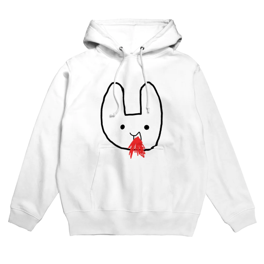 一花 寿のメンヘラうさぎの吐血 Hoodie