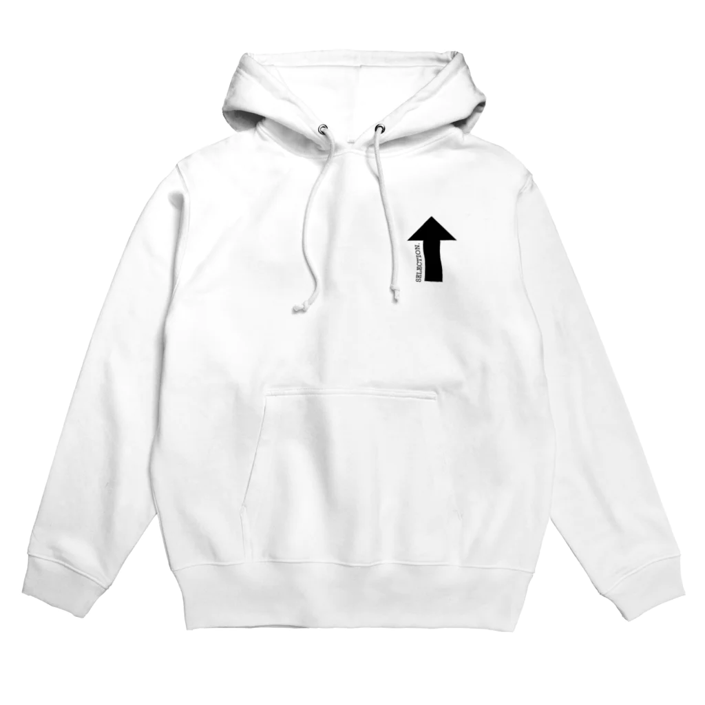 SELECTION.の↑selection. Hoodie