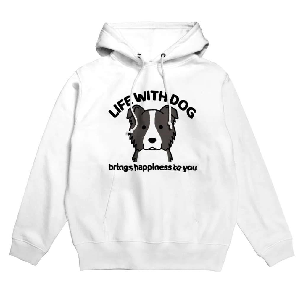 efrinmanの犬と共に（ボーダー） Hoodie