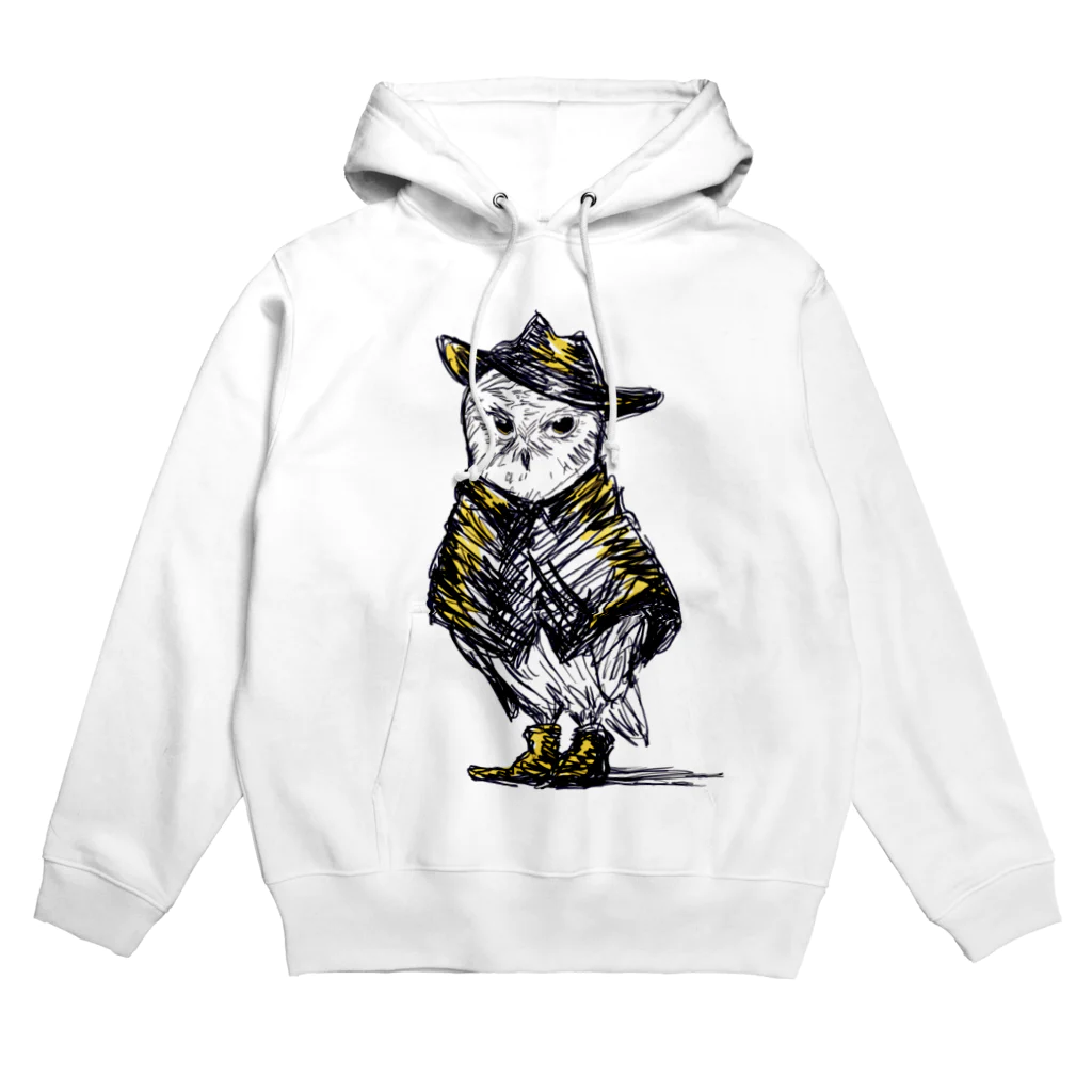 つなまよしょっぷのおめかしフクロウ Hoodie