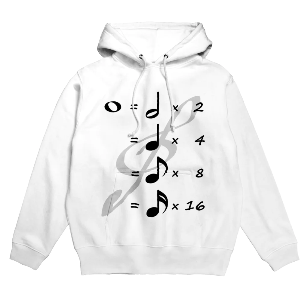 ぽかぽか屋の音符の長さを覚える数式 Hoodie