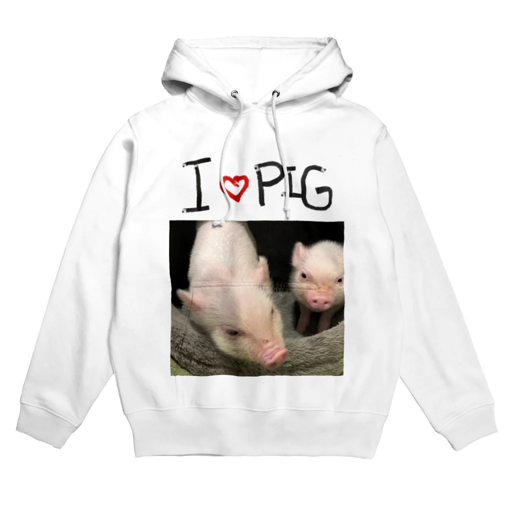 kinopi-のI ❤️PIG Hoodie