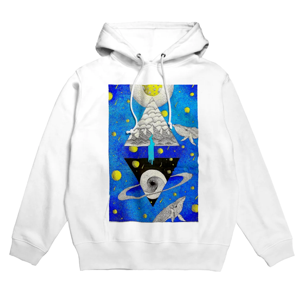 kyon_kyonの碧宙(blue galaxy) Hoodie