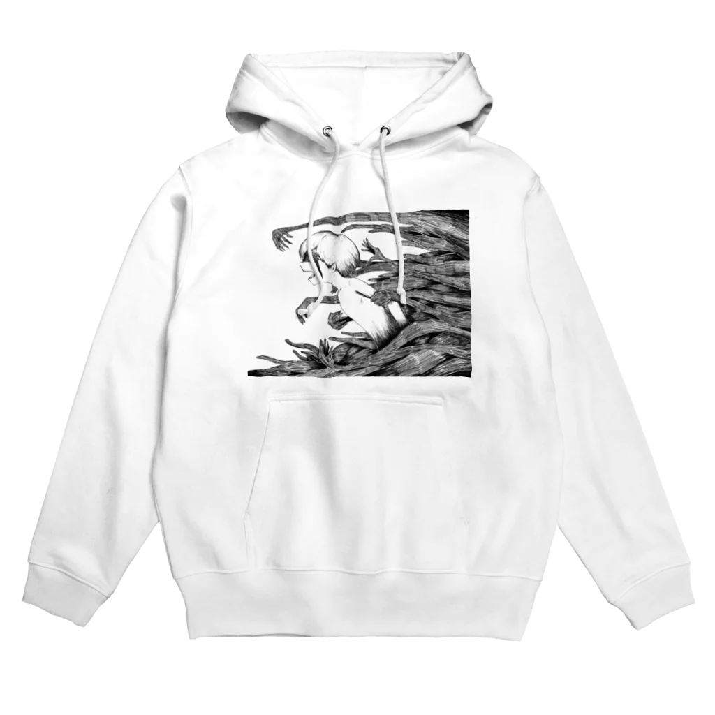 lazulizationのしがらみから逃れられなくて_線画 Hoodie