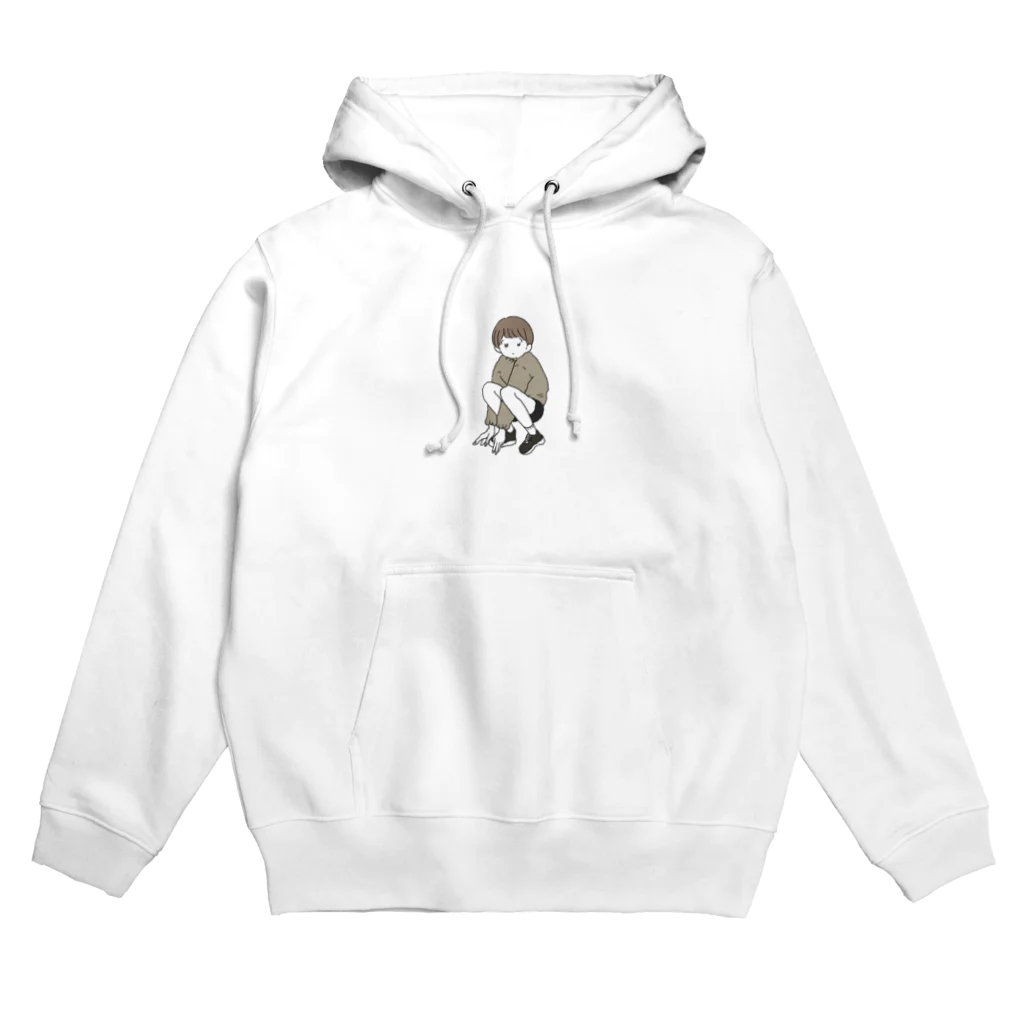 shiro40の短パン少年 Hoodie