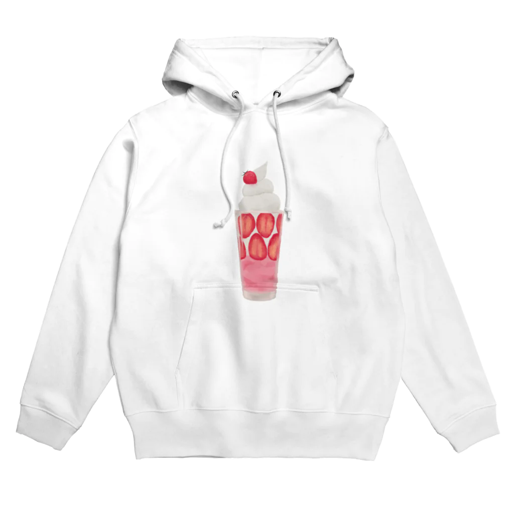 いちごパフェとか。のいちごパフェ Hoodie