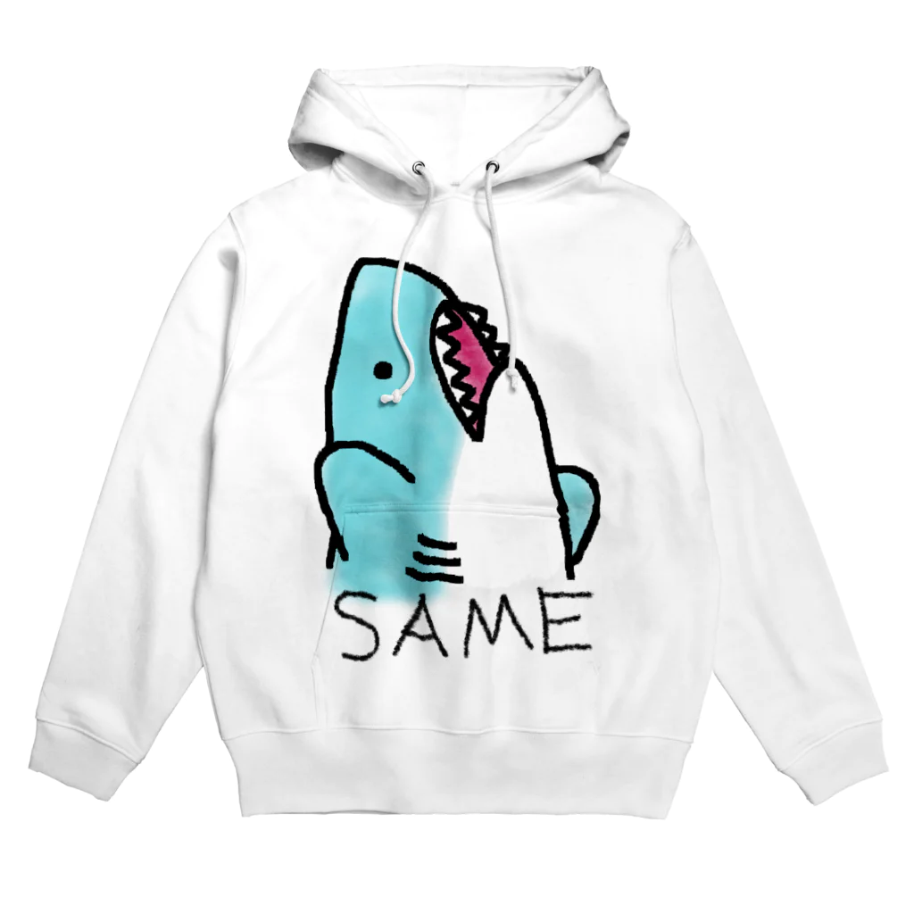 ぱくまる水産のぼってりさめちゃん！！ Hoodie