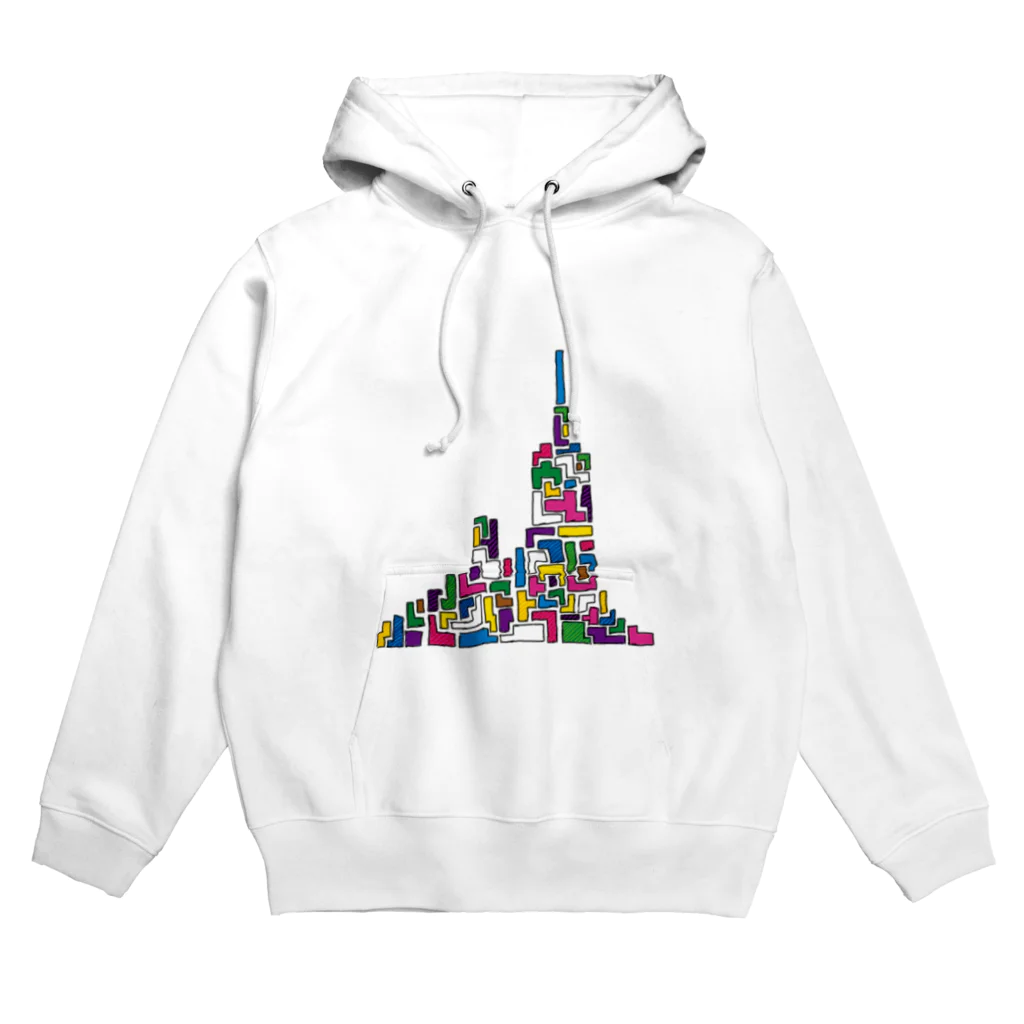 mizutama_のcastle of polygons Hoodie