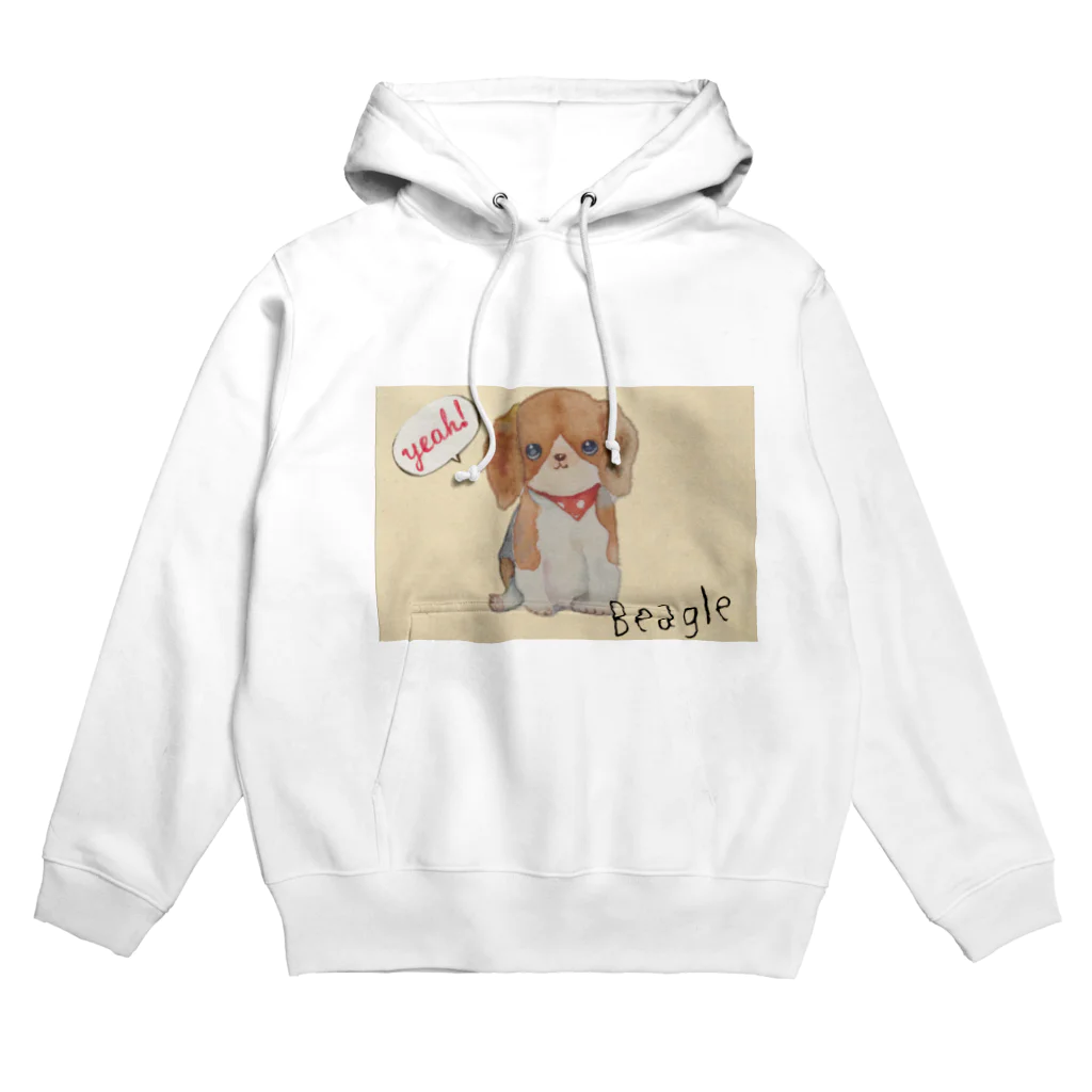 moko yuzuのmoko ビーグル犬 Hoodie