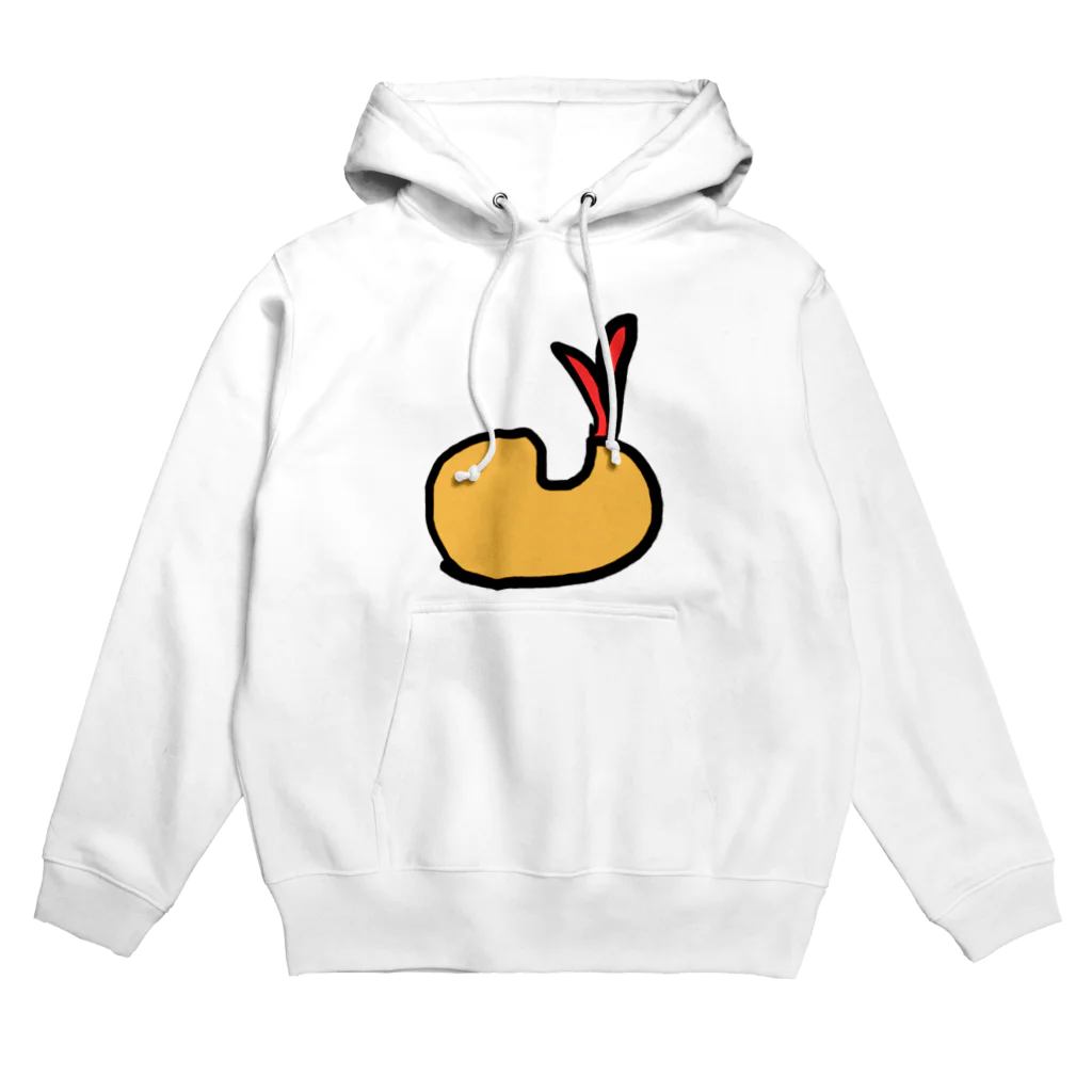 えいとのゆるいコレクションのポップコーンシュリンプ Hoodie