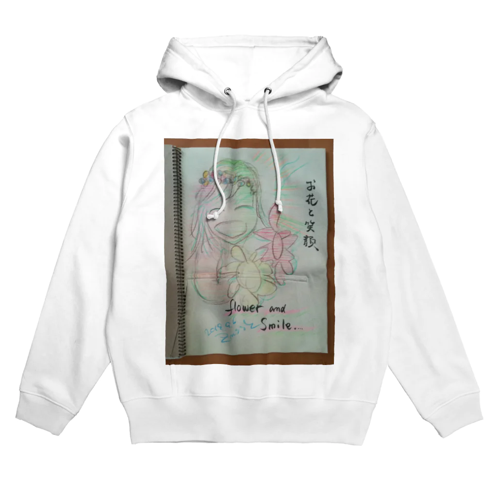 zshopのお花と笑顔のパワー Hoodie