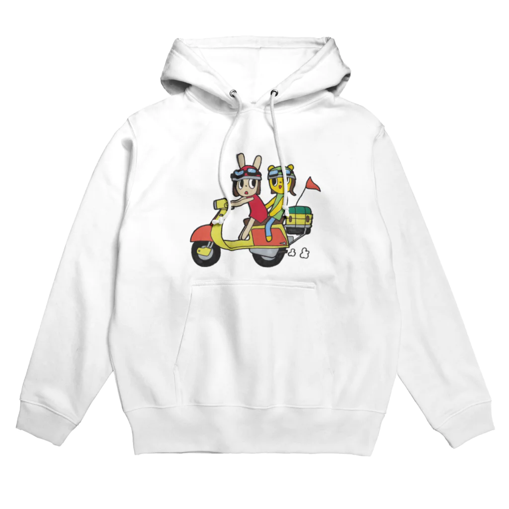 ココロスキップのスクーターパーカー Hoodie