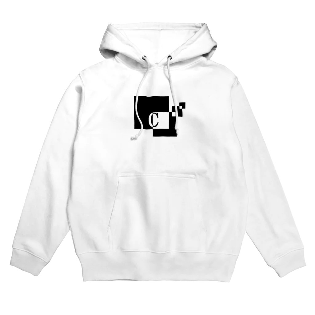 シンプルデザイン：Ｔシャツ・パーカー・スマートフォンケース・トートバッグ・マグカップのシンプルデザインアルファベットC Hoodie