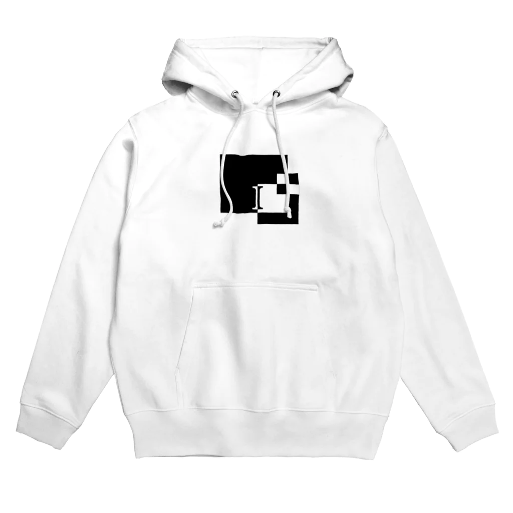 シンプルデザイン：Ｔシャツ・パーカー・スマートフォンケース・トートバッグ・マグカップのシンプルデザインアルファベットI Hoodie