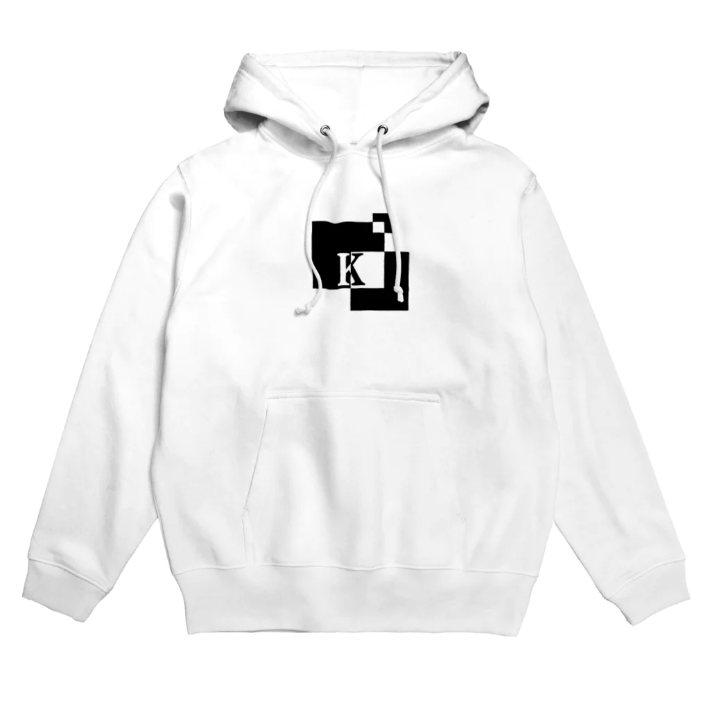 シンプルデザイン：Ｔシャツ・パーカー・スマートフォンケース・トートバッグ・マグカップのシンプルデザインアルファベットK Hoodie