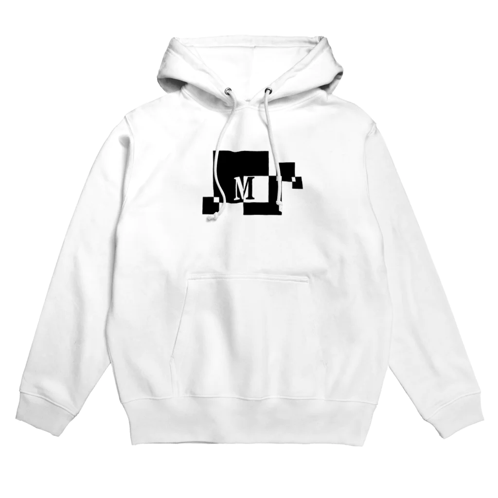 シンプルデザイン：Ｔシャツ・パーカー・スマートフォンケース・トートバッグ・マグカップのシンプルデザインアルファベットM Hoodie