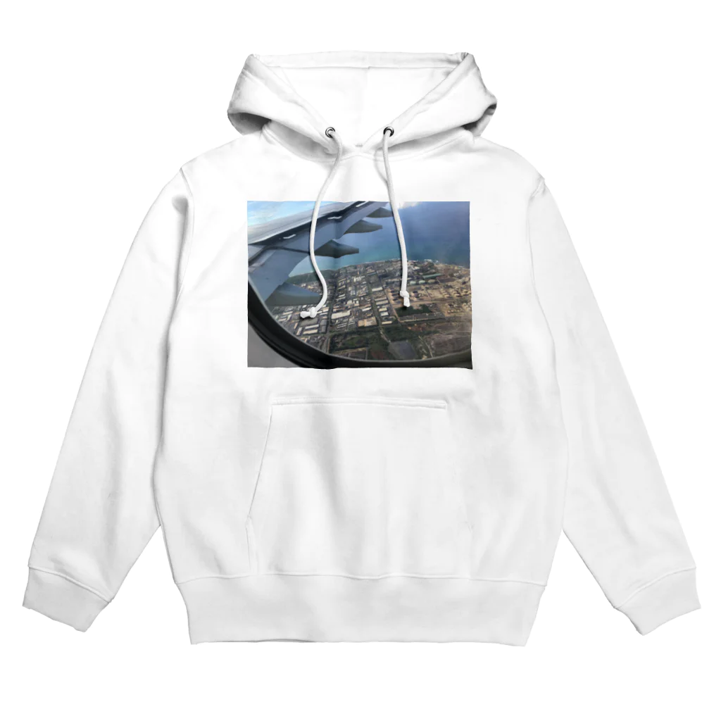 NATSUKO-SHOPの飛行機の窓から Hoodie