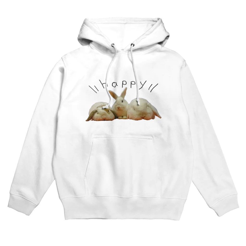 うさかふぇmimiSHOPのホワイトーず Hoodie