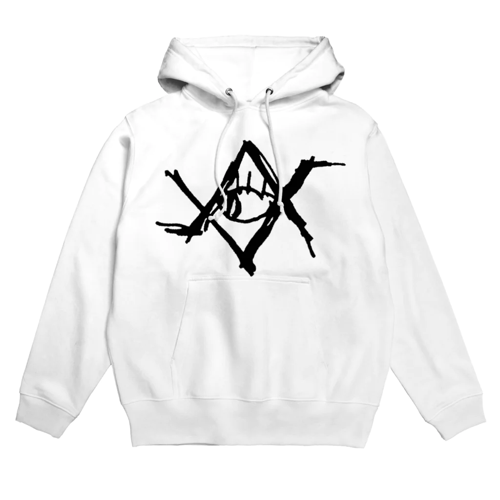 秘密結社の【秘密結社】ロゴBlack Hoodie