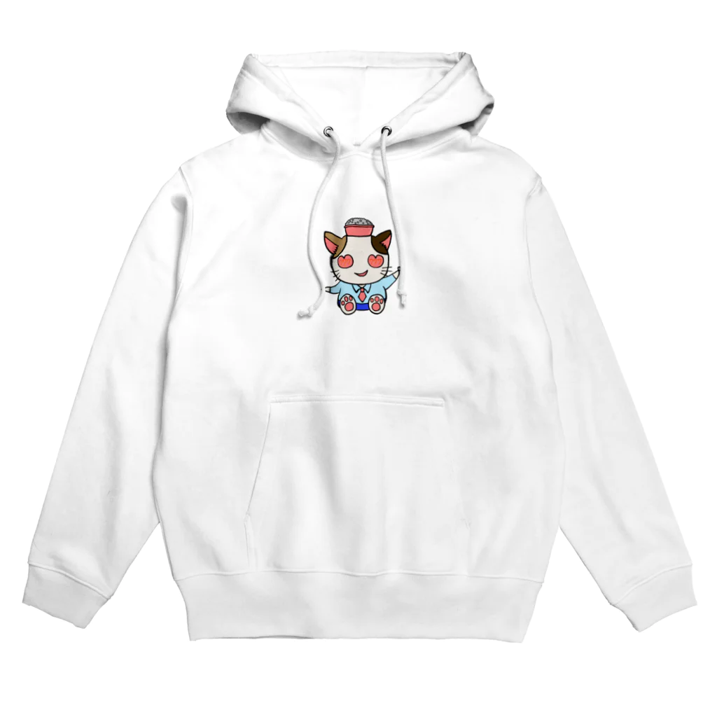 アリエスのイラストグッズやさんのパチスロネコちゃん（全身） Hoodie