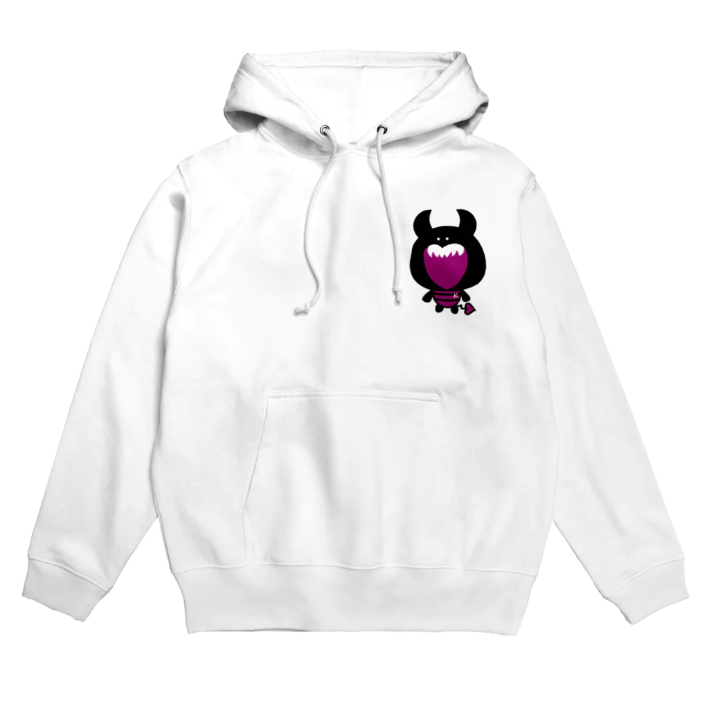 くろでびショップの【パーカー両面絵柄色全種】くろでび Hoodie