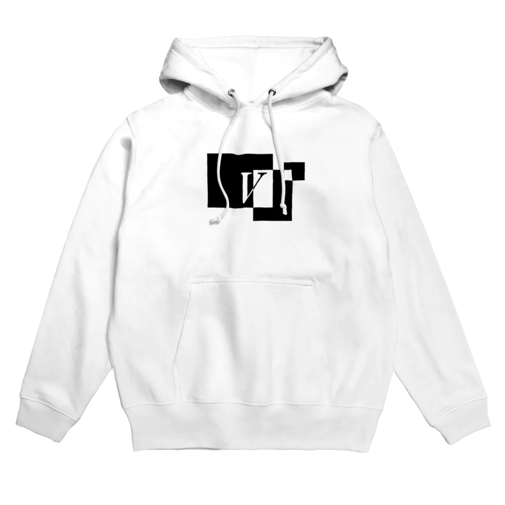 シンプルデザイン：Ｔシャツ・パーカー・スマートフォンケース・トートバッグ・マグカップのシンプルデザインアルファベットV Hoodie