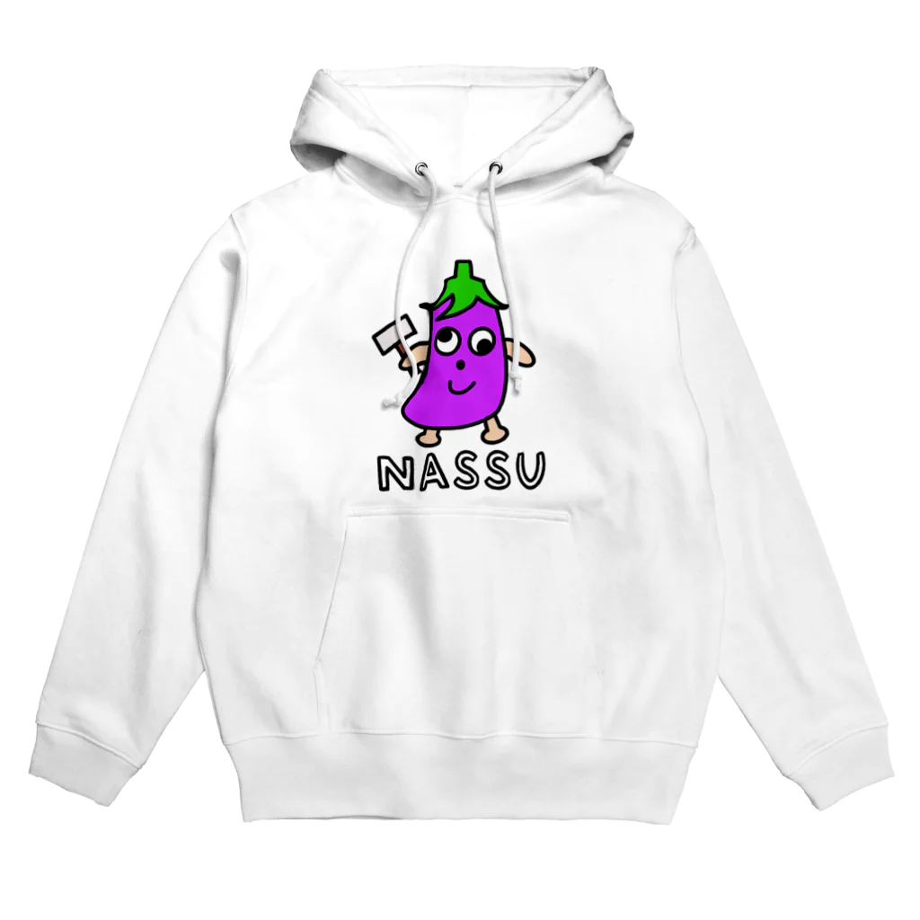 コリぱんだのコリコリ商店の狂ったナスくんパーカー Hoodie