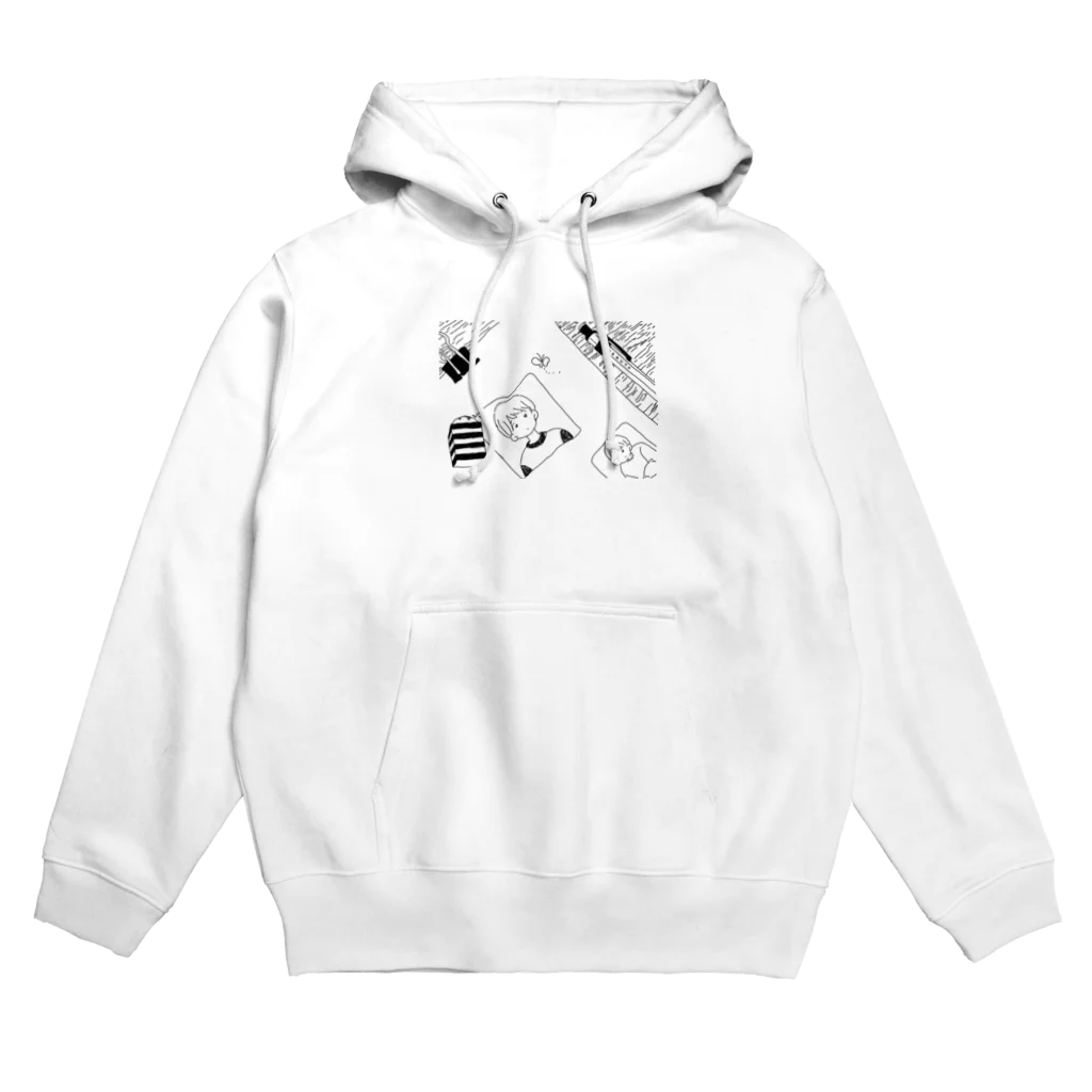 shiro40のらくがきの、なか(モノクロ) Hoodie