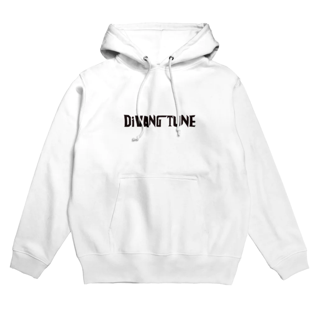 DiVANG  TUNEのフライヤーパーカー(黒ロゴ) Hoodie