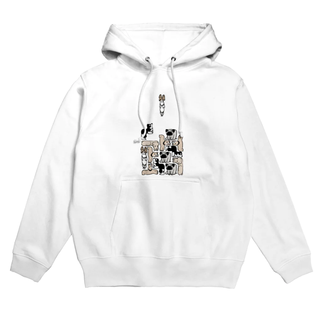 SHOP BØWNTENの犬ブロック Hoodie