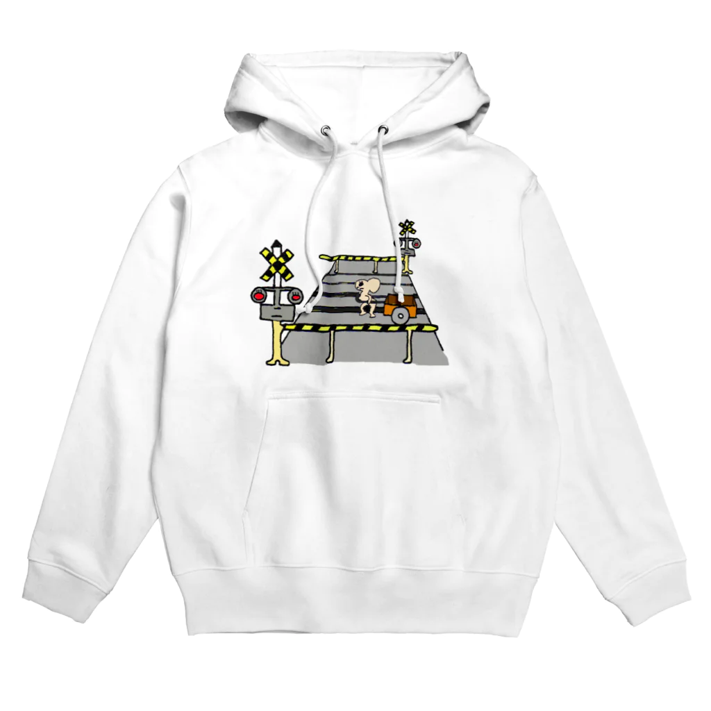 A-craftのふみきり星人 Hoodie