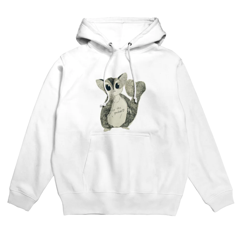 田島 優花のモモンガのもずくぅちゃん2 Hoodie