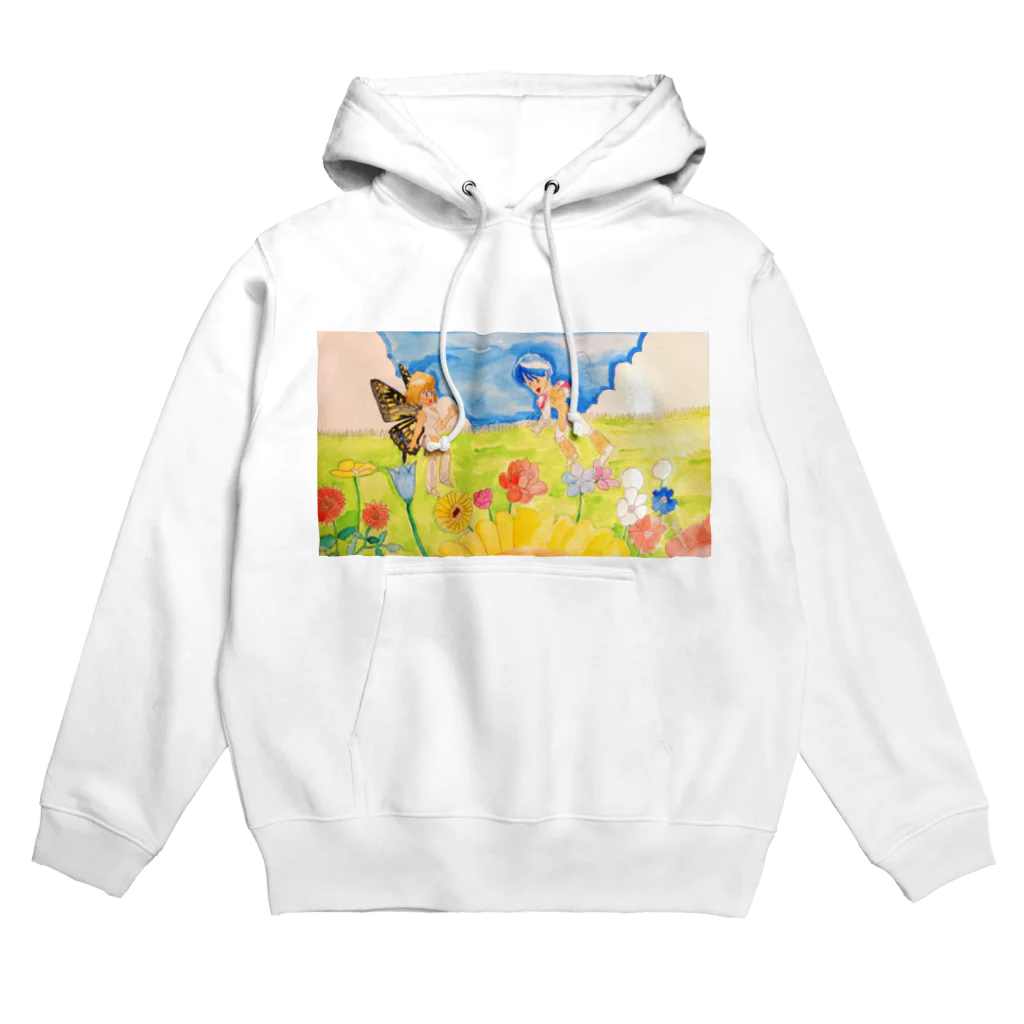 LIONの信仰的ショップの花畑の邂逅 Hoodie