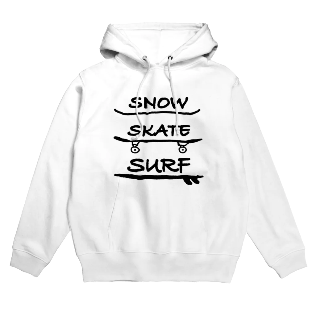 ラクガキ工房のSnow Skate Surf パーカー