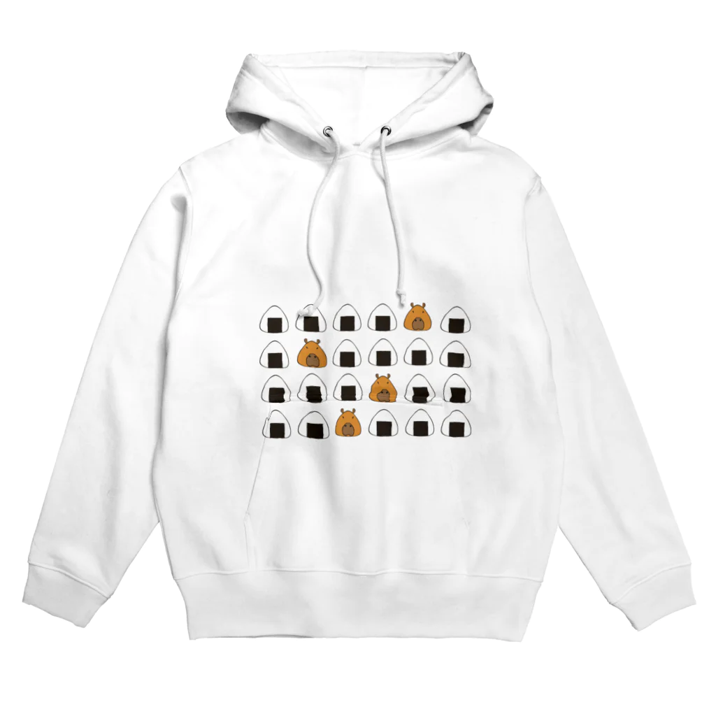 もんたろうのおにぎりおにぎりカピバラおにぎり Hoodie