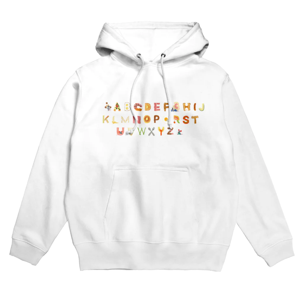 イラストレーター おおでゆかこのアルファベットあさごはん Hoodie