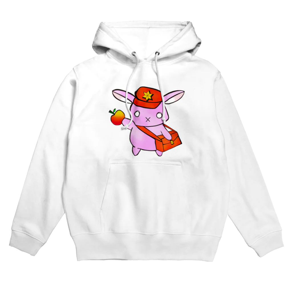 くまのおもちゃ箱のお届けうさぎ Hoodie