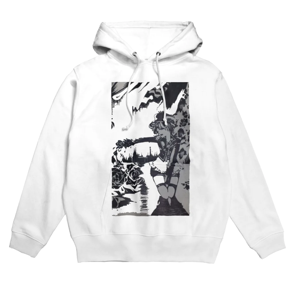 うんこやの薔薇 Hoodie